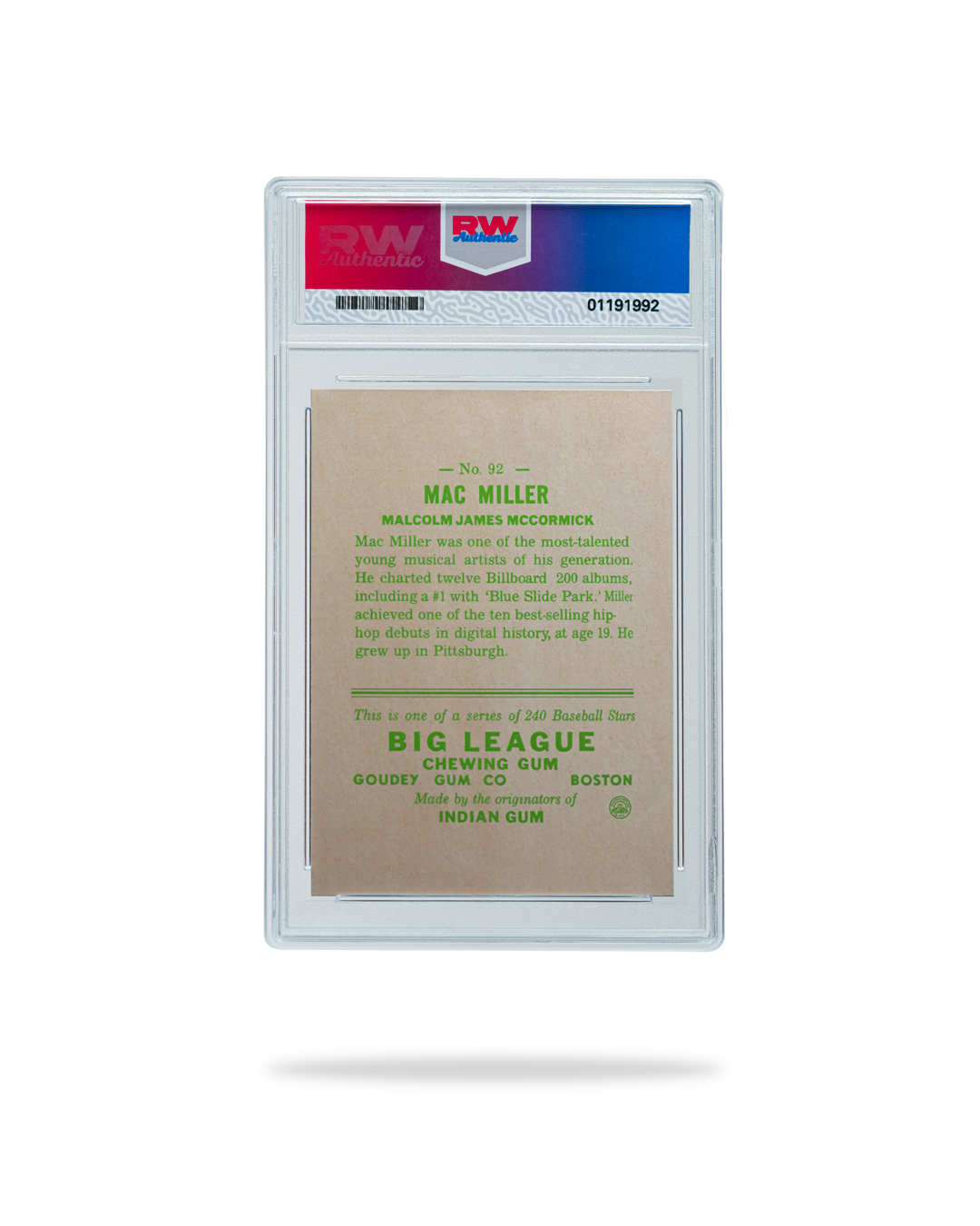 Mac Miller - 1933 Goudey