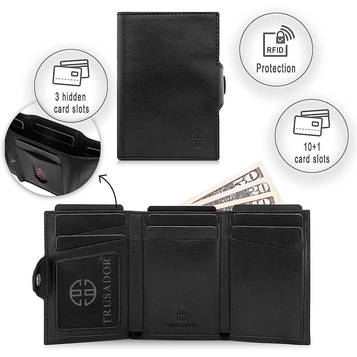 Toscana Trifold Leather Wallet
