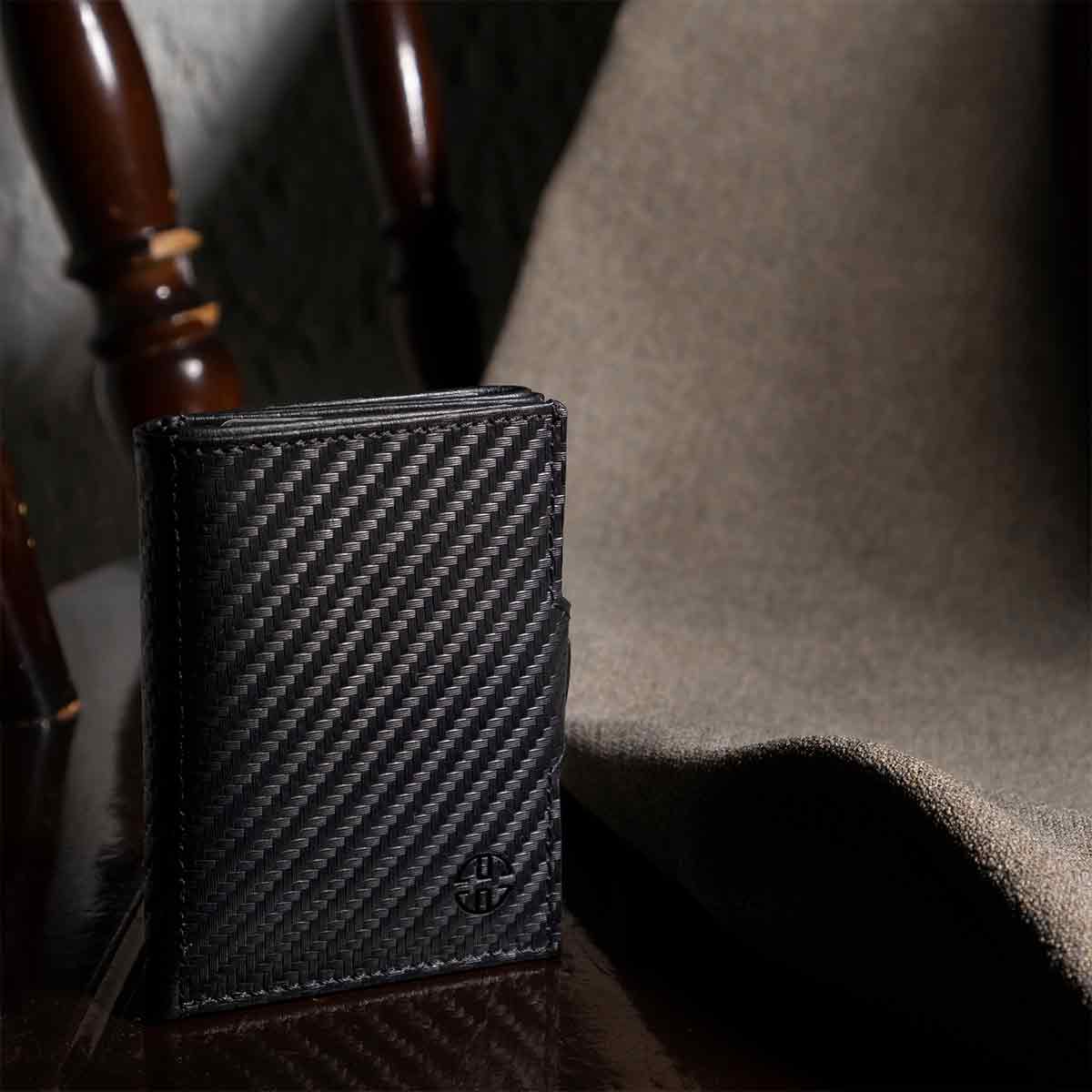 Verona Front Pocket Trifold Leather Wallet