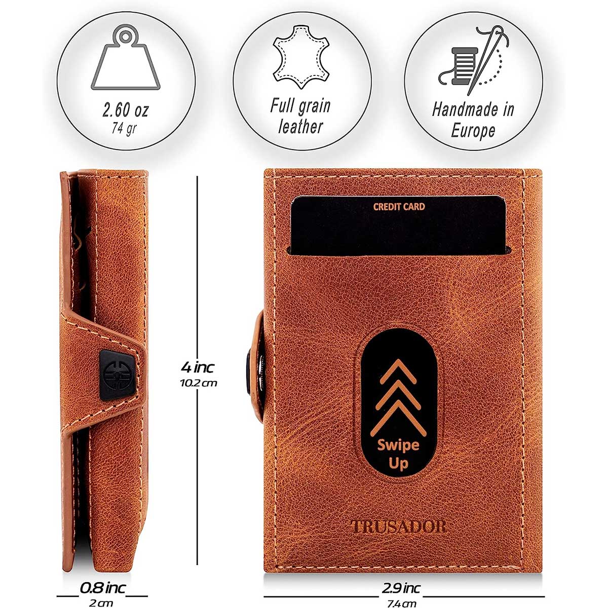 Toscana Trifold Leather Wallet